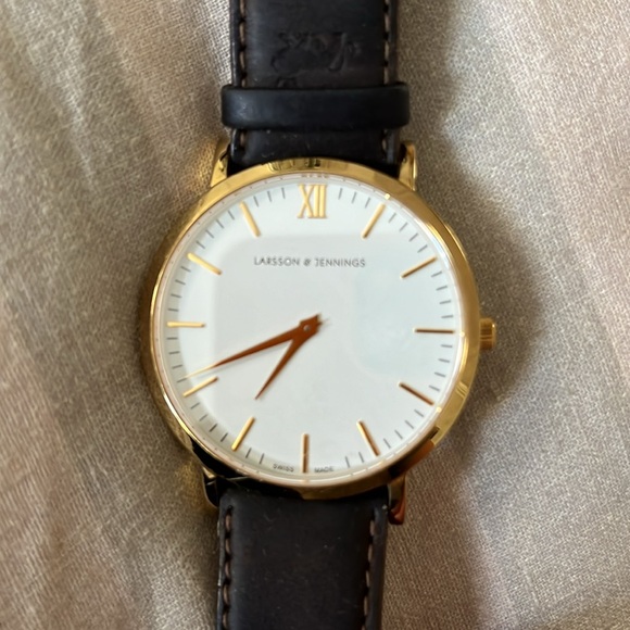 Larsson & Jennings Brown Leather Watch - Picture 2 of 8